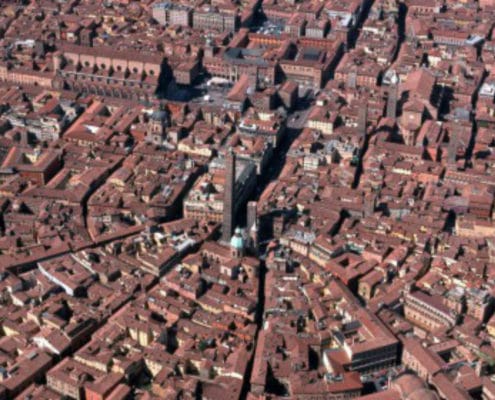 Bologna dall'alto_centro storico
