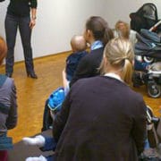 passeggini al museo bimbi genitori