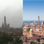 Bologna_centro smog_aria pulita